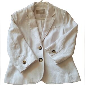 Banana Republic white blazer size 4 (S)